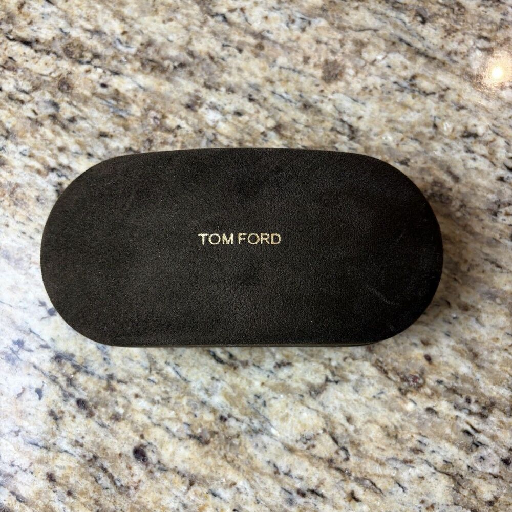 Tom Ford Sunglasses Hard Case Only  Brown Velvet Clamshell Eyeglass